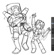 2 full body sketches