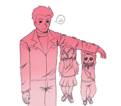 lineart of thigh-up + 2 full bodies (price was cut since they&#39;re tiny!)